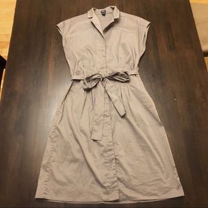 Esprit Button Down Tie Waist Dress